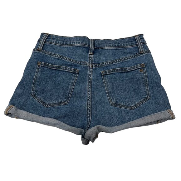 Madewell Women's High Waist Pieced Edition Denim Shorts, 27 - Picture 2 of 7